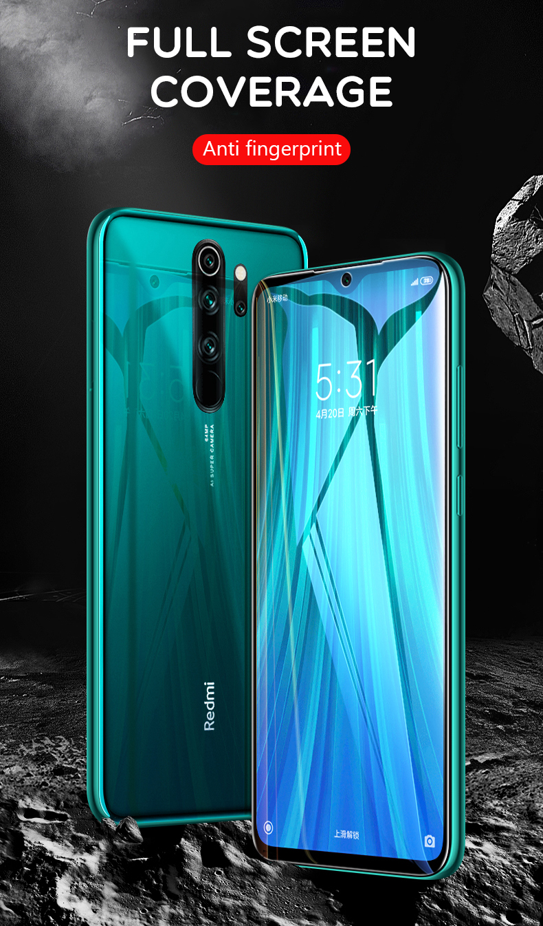Bakeey-HD-Full-Cover-Hydrogel-TPU-Film-Anti-Scratch-Soft-Front--Rear-Screen-Protector-for-Xiaomi-Red-1596722-1